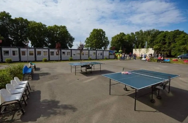 Нове модульне містечко для переселенців у Бородянці: як воно виглядає (фото)
